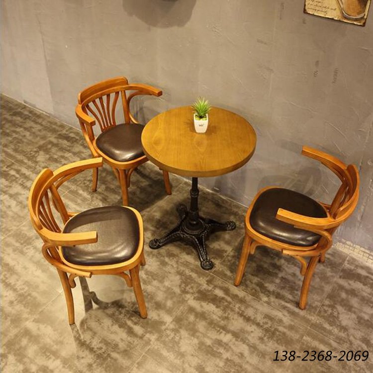 甜品店餐桌椅訂做，餐桌椅組合，休閑餐廳家具